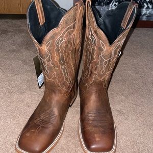 Brand new brown, square toe J.B. Dillon size 10